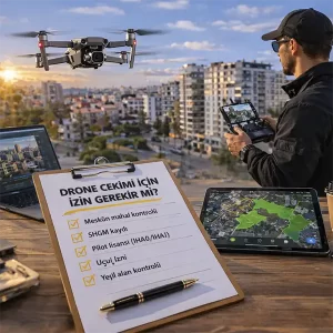 drone çekimi için izin ve yasal şartlar