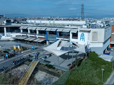 tesis ve endüstriyel drone çekimi