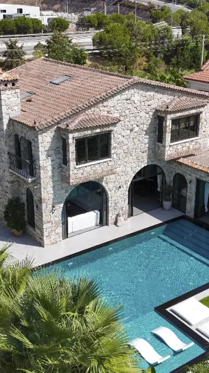 villa drone çekimi